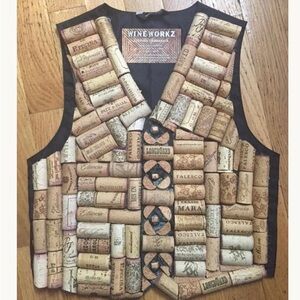 Custom made KIDS wine cork vest